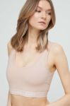 Бюстгальтер Polo Ralph Lauren колір бежевий однотонний