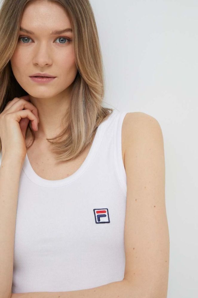 Піжама Fila колір білий фото 5