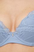 Бюстгальтер Chantelle мереживо однотонний колір блакитний