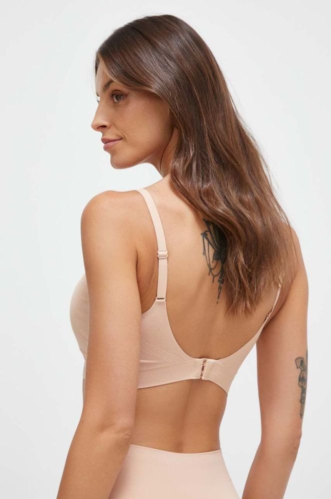 Бюстгальтер Chantelle SOFT STRETCH колір бежевий однотонний фото 3