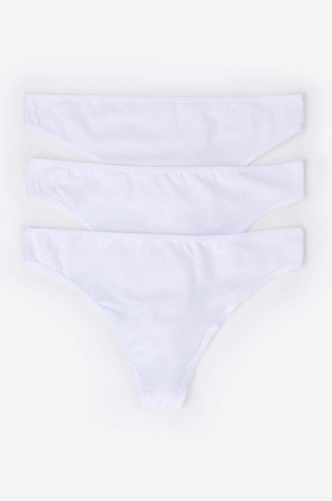 Стринги women'secret 3-pack колір білий (3570453)