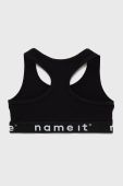 Дитячий спортивний бюстгальтер Name it колір чорний