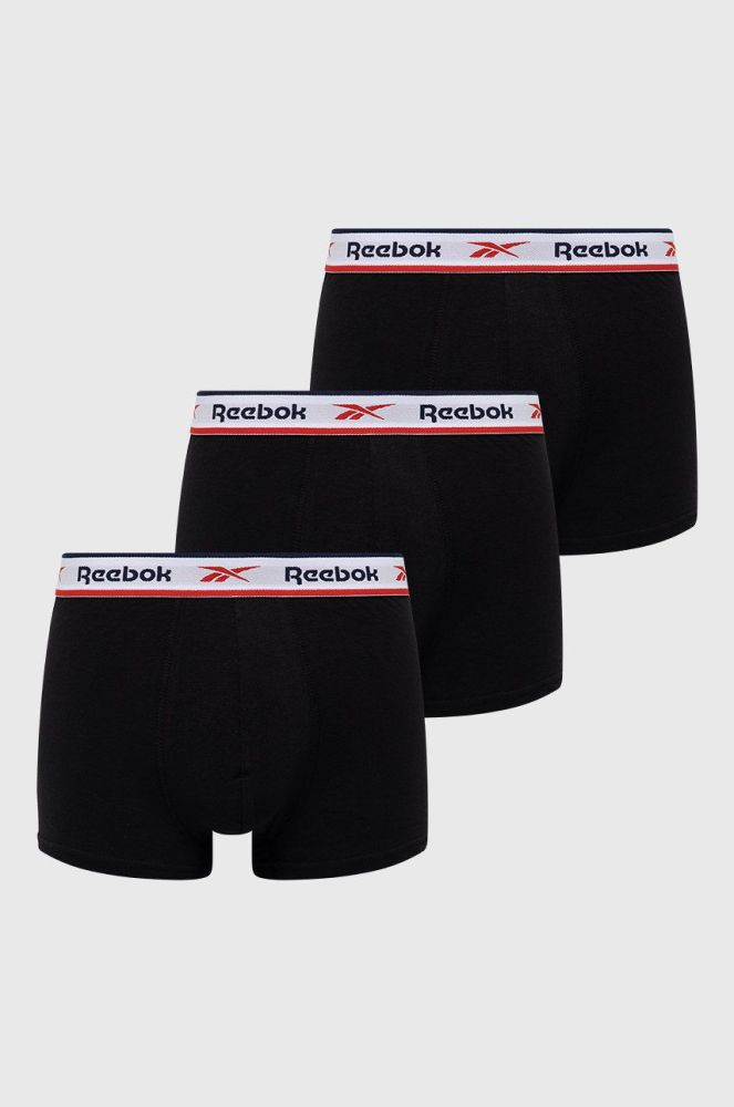 Боксери Reebok F8337 (3-pack) чоловічі колір чорний