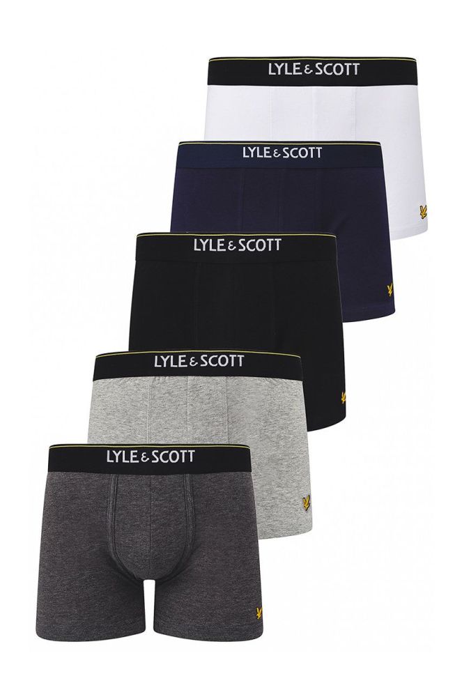 Lyle & Scott - Боксери JACKSON (5-PACK) колір барвистий