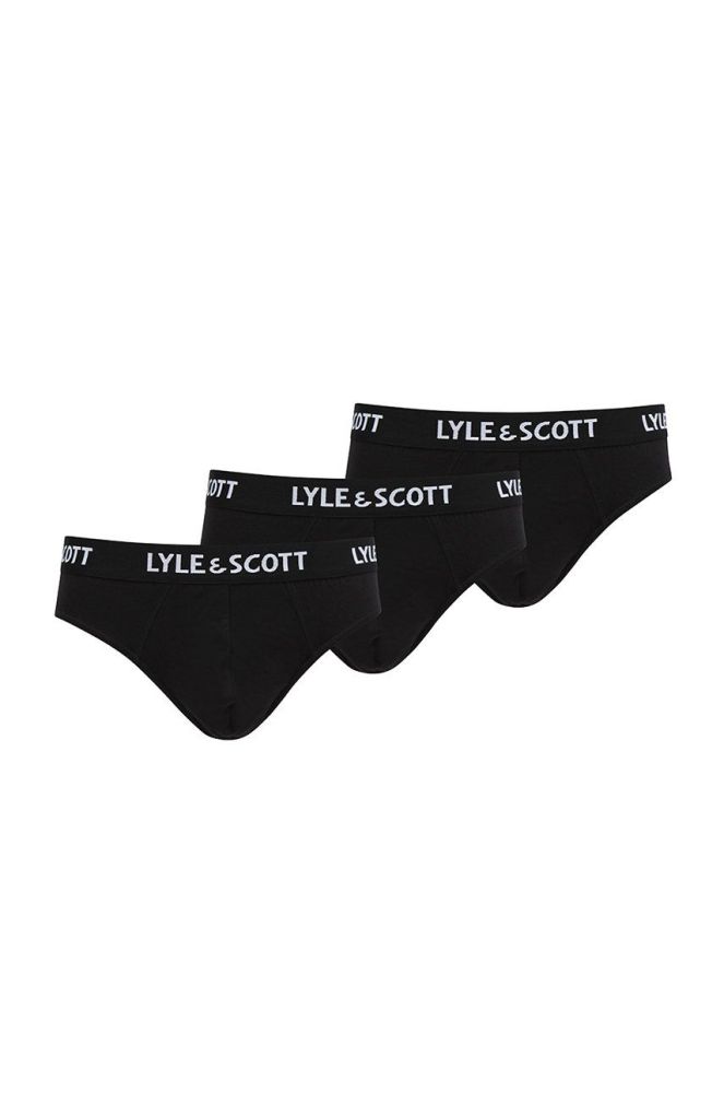 Lyle & Scott - Сліпи OWEN (3-pack) колір чорний (1338970)