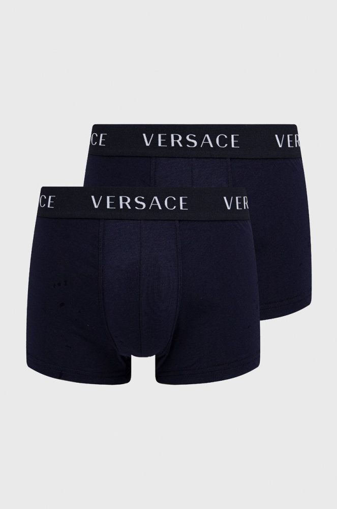 Боксери Versace (2-pack) чоловічі колір синій