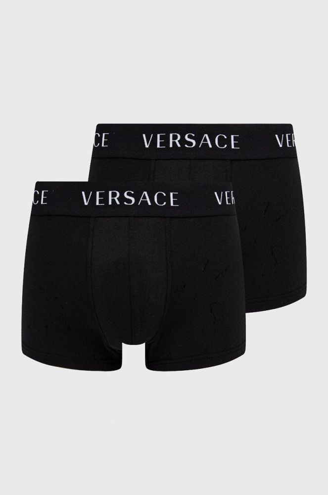 Боксери Versace (2-pack) чоловічі колір чорний