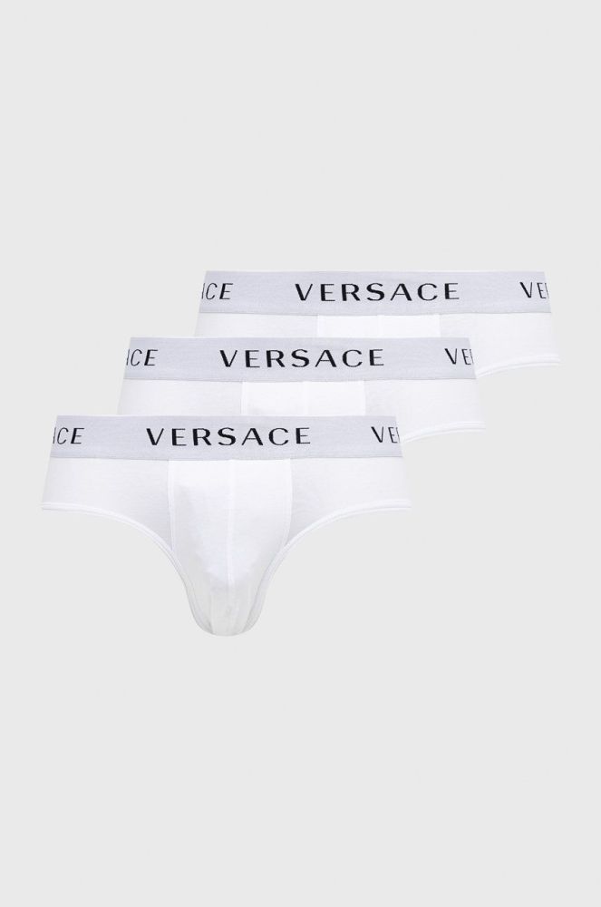 Сліпи Versace (3-pack) чоловічі колір білий