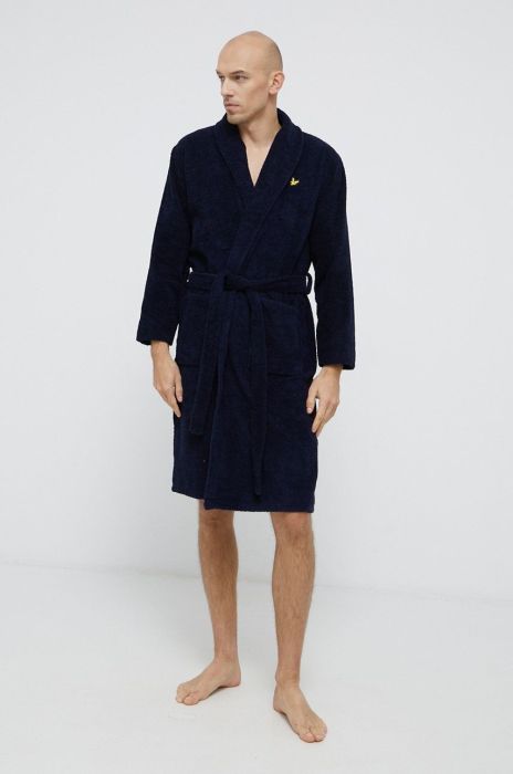 Халат Lyle & Scott колір синій
