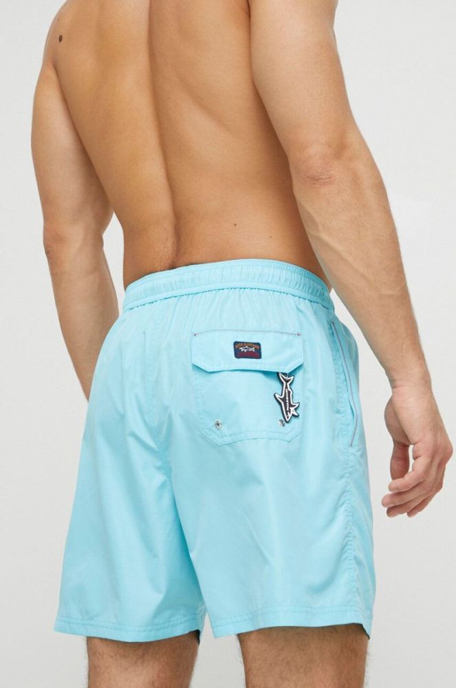 Купальні шорти Paul&Shark колір блакитний фото 3