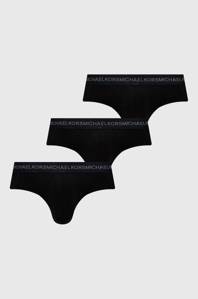 Сліпи MICHAEL Michael Kors (3-pack) чоловічі колір чорний (2013377)
