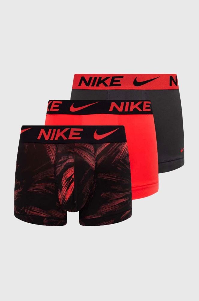 Боксери Nike 3-pack чоловічі колір червоний