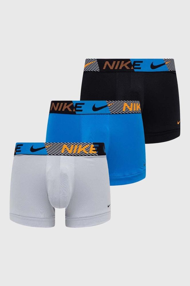 Боксери Nike 3-pack чоловічі колір блакитний (3503493)