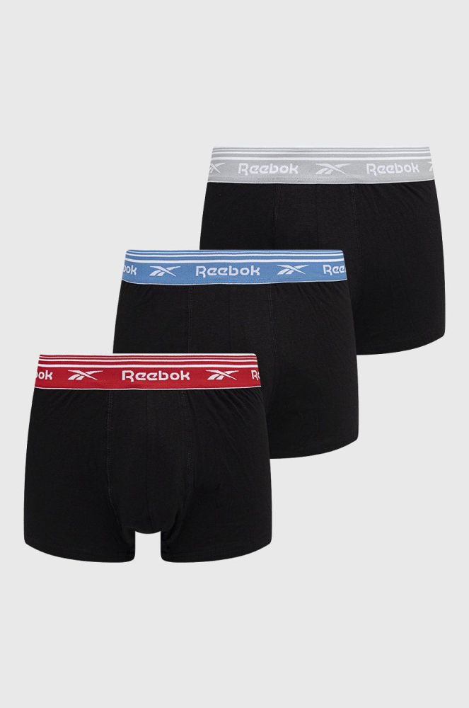 Боксери Reebok F8389 (3-pack) чоловічі колір чорний