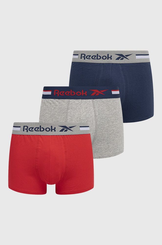 Боксери Reebok F8395 (3-pack) чоловічі колір синій