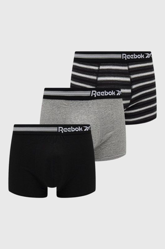Боксери Reebok колір сірий