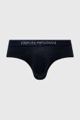 Бавовняні сліпи Emporio Armani Underwear 3-pack колір синій