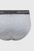 Бавовняні сліпи Emporio Armani Underwear 3-pack колір синій