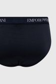 Бавовняні сліпи Emporio Armani Underwear 3-pack колір синій