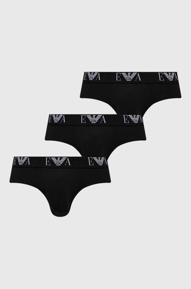 Сліпи Emporio Armani Underwear 3-pack чоловічі колір чорний (3296242)