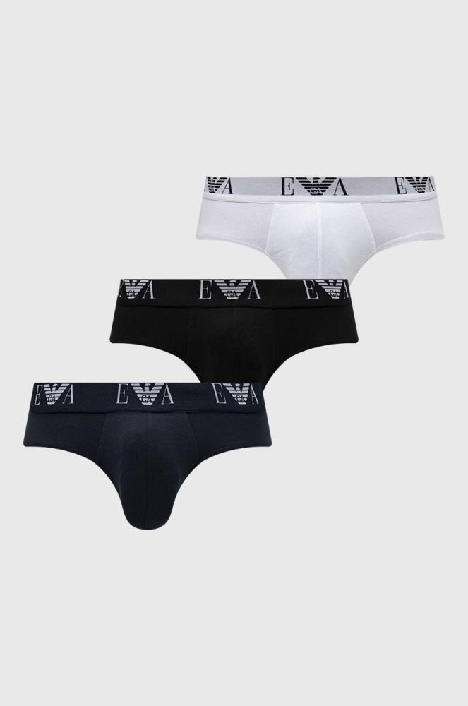 Сліпи Emporio Armani Underwear 3-pack чоловічі колір барвистий (2828783)