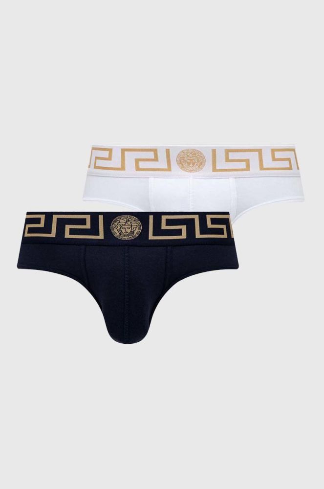 Сліпи Versace 2-pack чоловічі колір синій