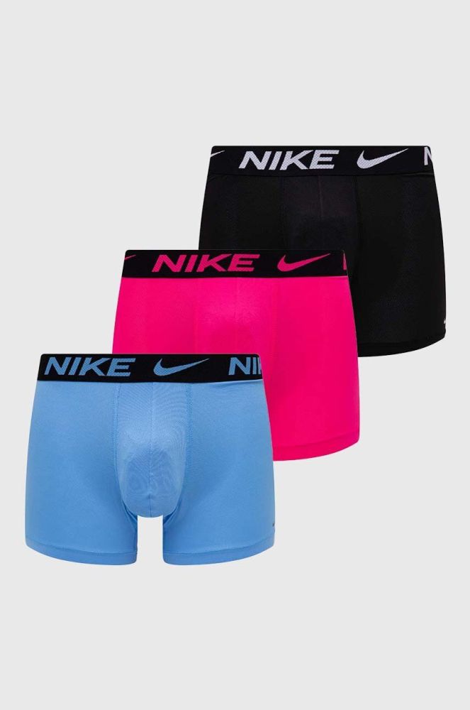 Боксери Nike 3-pack чоловічі колір рожевий (3563733)