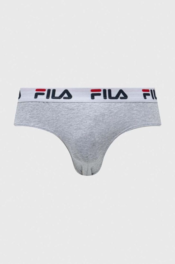 Сліпи Fila 2-pack чоловічі колір сірий фото 2