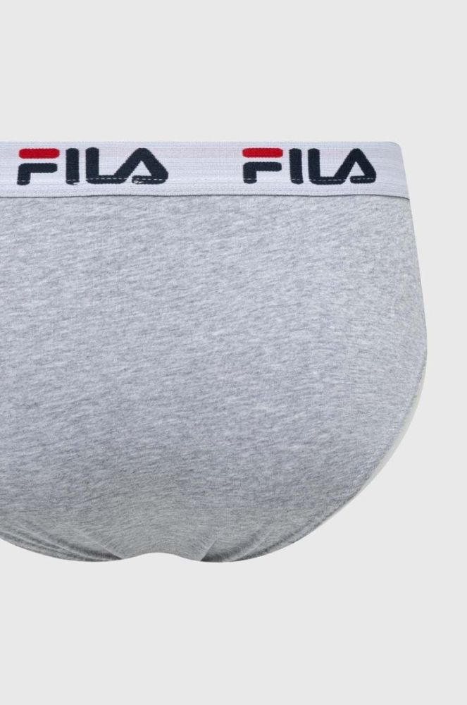 Сліпи Fila 2-pack чоловічі колір сірий фото 3