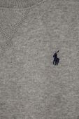 Дитяча кофта Polo Ralph Lauren колір сірий гладка (1402174)