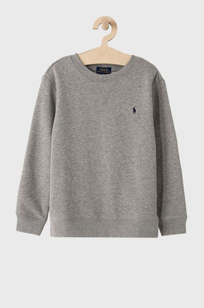 Дитяча кофта Polo Ralph Lauren колір сірий гладка (1470203) фото 3