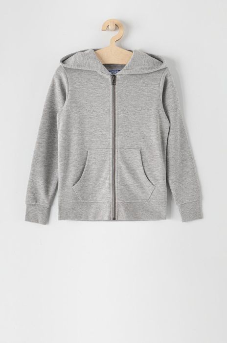 Дитяча кофта Jack & Jones колір сірий меланж