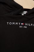 Дитяча бавовняна кофта Tommy Hilfiger колір чорний з аплікацією (2557832)