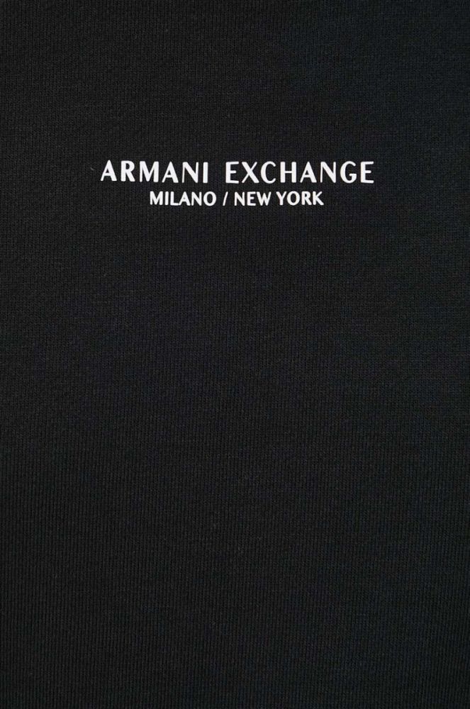 Armani Exchange - Кофта колір чорний (713375) фото 5