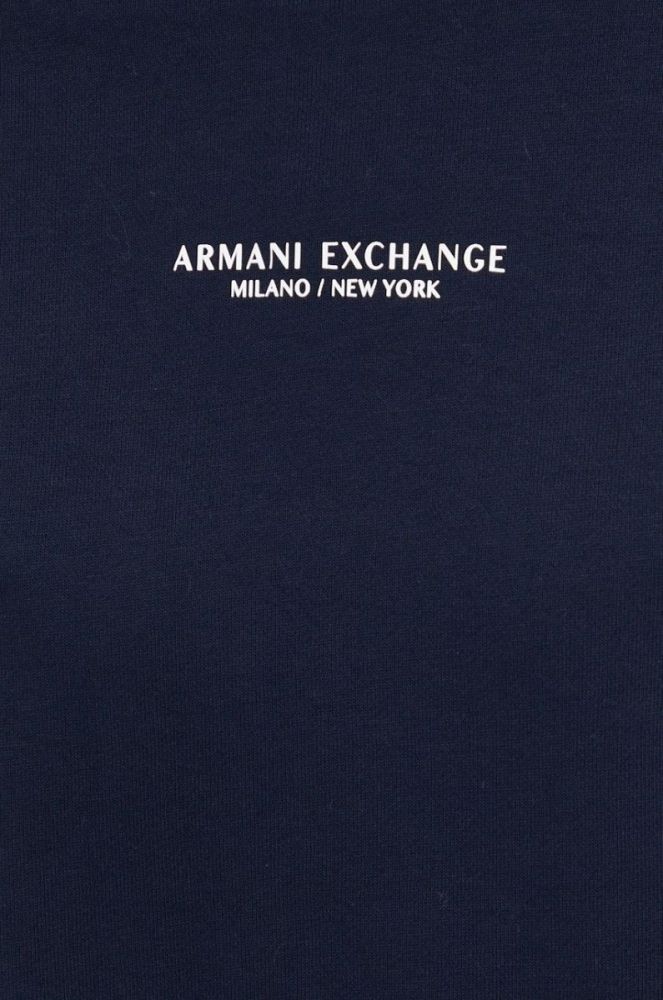 Armani Exchange - Кофта колір темно-синій (1815984) фото 5