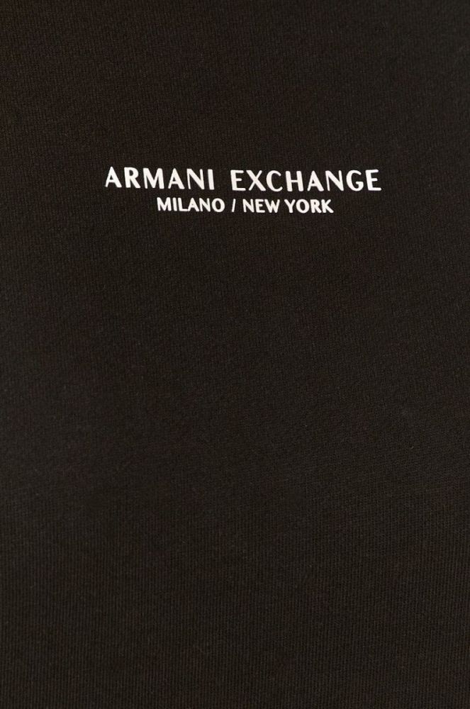 Armani Exchange - Кофта колір чорний (713375) фото 4