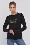 Кофта EA7 Emporio Armani жіноча колір чорний з аплікацією (1456828)
