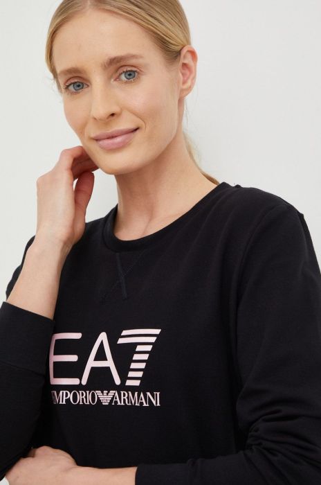 Кофта EA7 Emporio Armani жіноча колір білий з принтом (2825387)