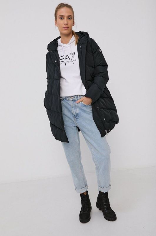 Кофта EA7 Emporio Armani жіноча колір білий гладка (1589661) фото 2