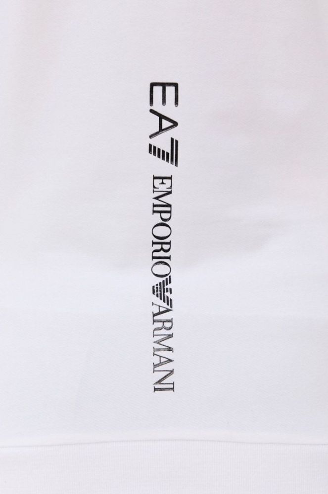Кофта EA7 Emporio Armani жіноча колір білий гладка (1589661) фото 5