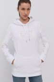 Кофта EA7 Emporio Armani жіноча колір білий гладка (1589644)