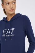 Кофта EA7 Emporio Armani жіноча колір синій гладка (1589654)