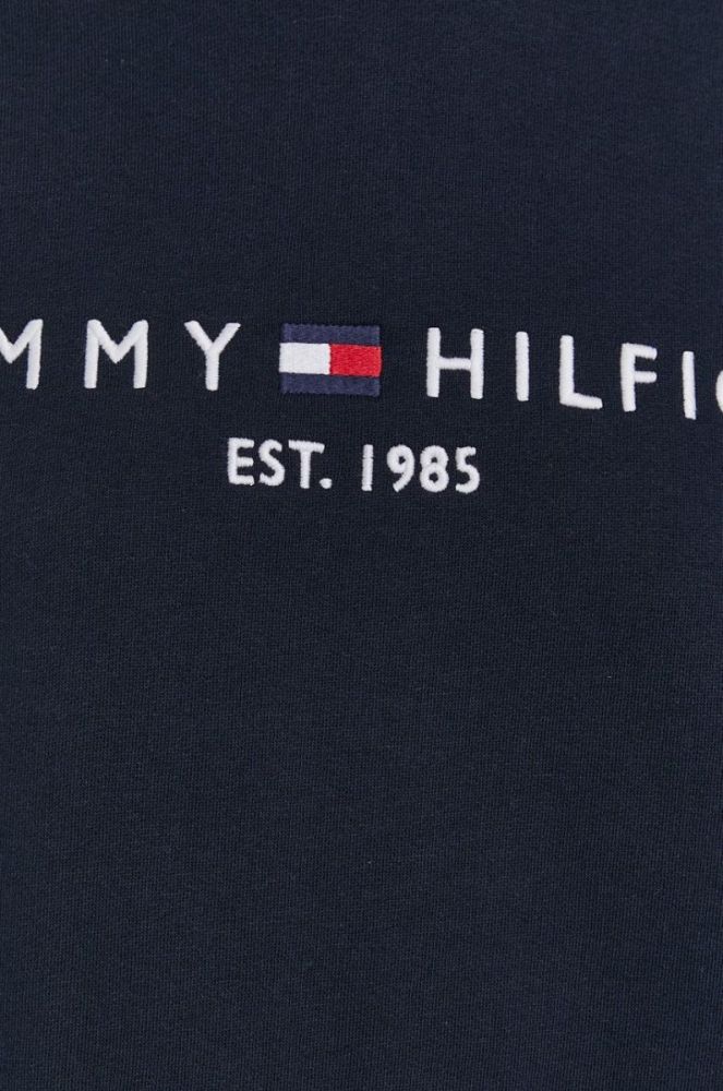 Кофта Tommy Hilfiger жіноча колір синій з аплікацією (1525940) фото 5
