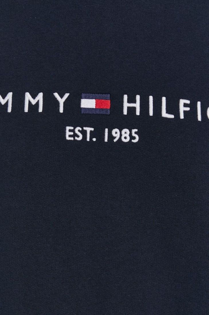 Кофта Tommy Hilfiger жіноча колір синій з аплікацією (1525940)