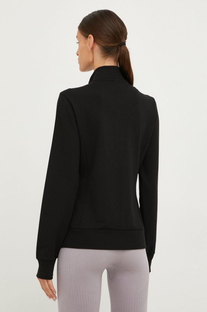 Кофта EA7 Emporio Armani жіноча колір чорний з аплікацією (2596229) фото 3