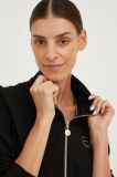 Кофта EA7 Emporio Armani жіноча колір чорний з аплікацією (2596229)