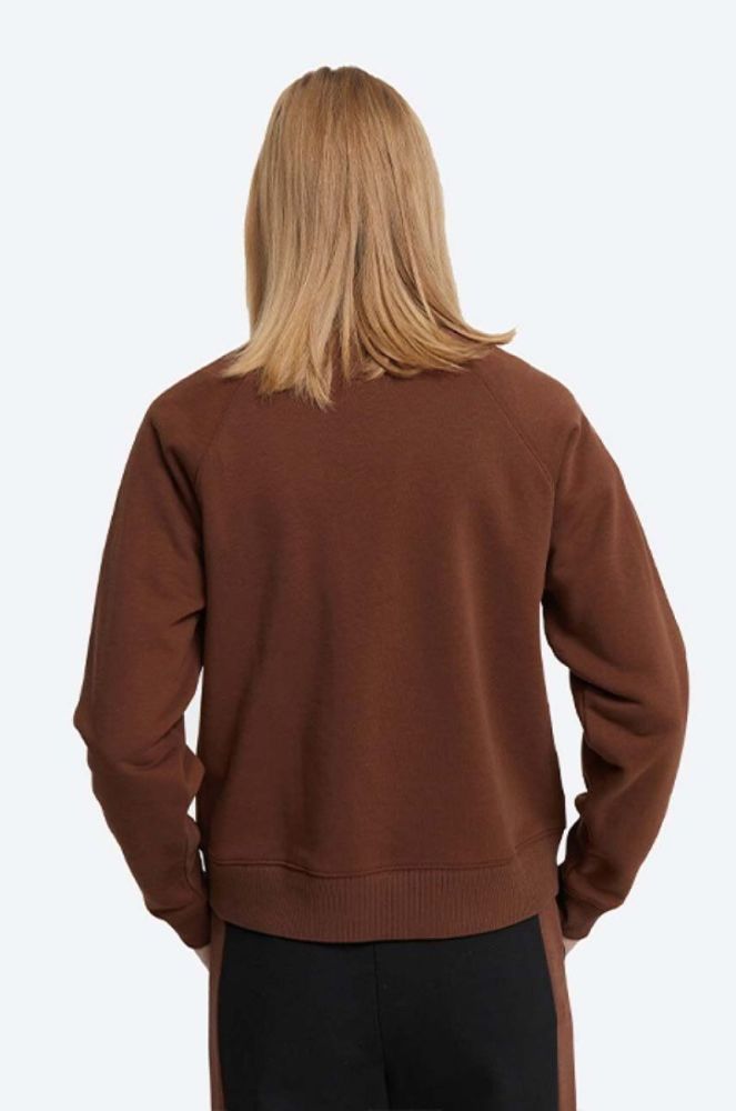 Кофта Wood Wood Elene x Filla жіноча колір коричневий з принтом 688375.H95-BROWN фото 2