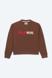 Кофта Wood Wood Elene x Filla жіноча колір коричневий з принтом 688375.H95-BROWN