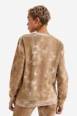 Кофта Ellesse Agata Tie Dye жіноча колір коричневий візерунок SGK11290-BROWN