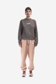 Бавовняна кофта Ellesse Sappan Sweatshirt жіноча колір сірий з принтом SGM13149-BROWN